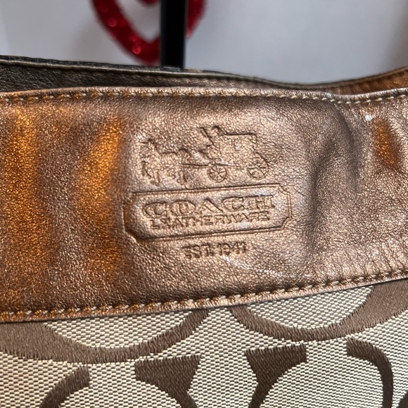 Coach Zoe signature canvas and leather shoulder bag - Picture 3 of 13